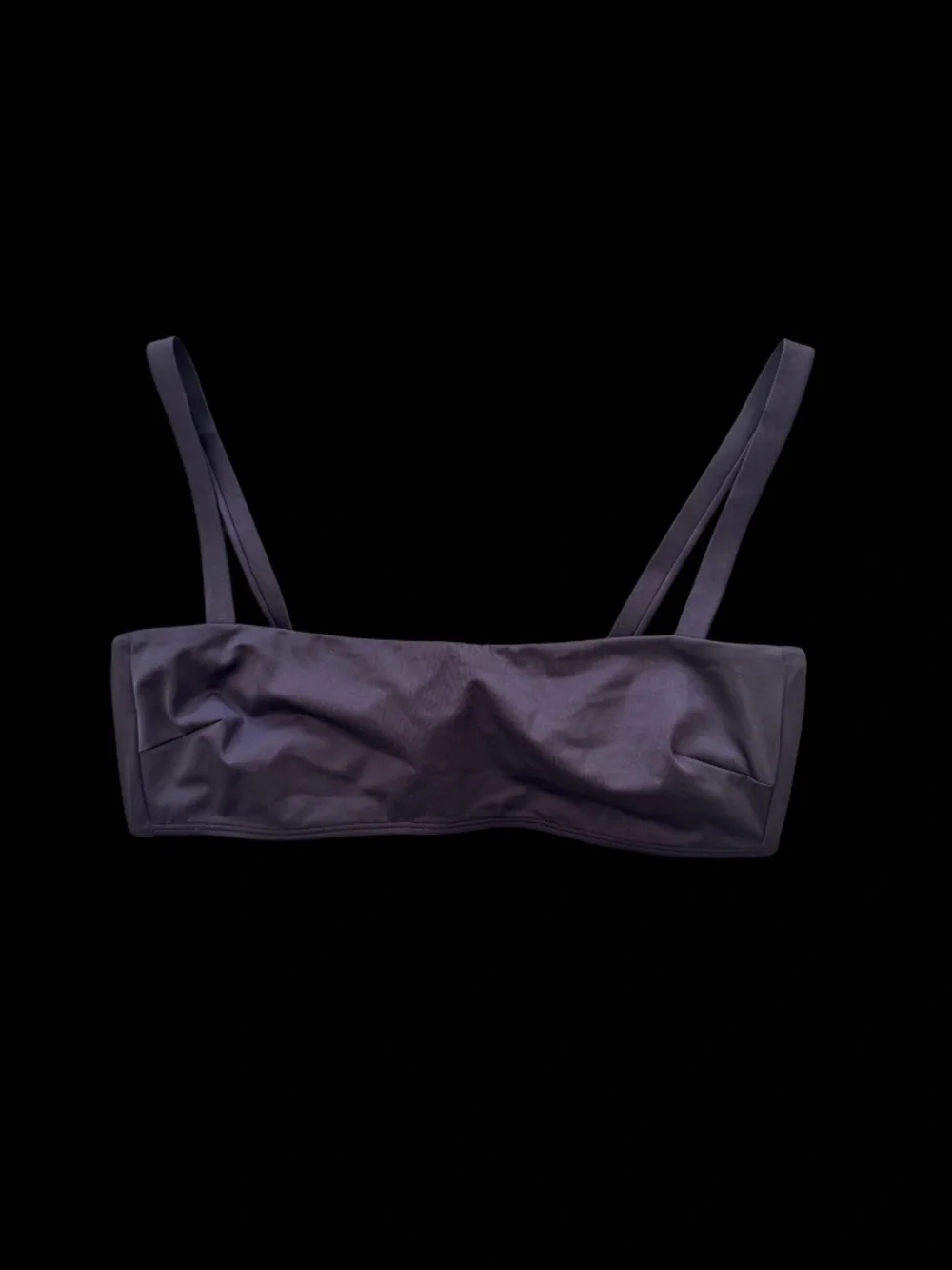 NWT Portofino Bikini Top Black Recycled Elastane Size Large